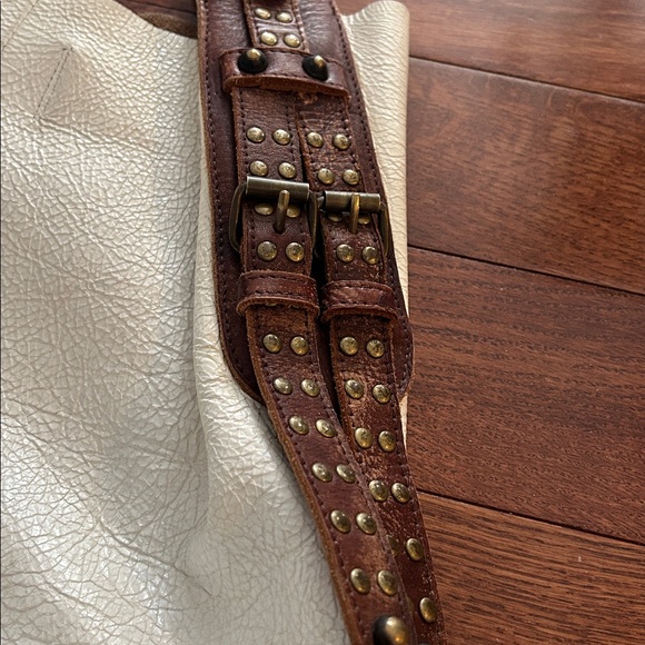 steven by steve madden white leather boho bag - Picture 4 of 9